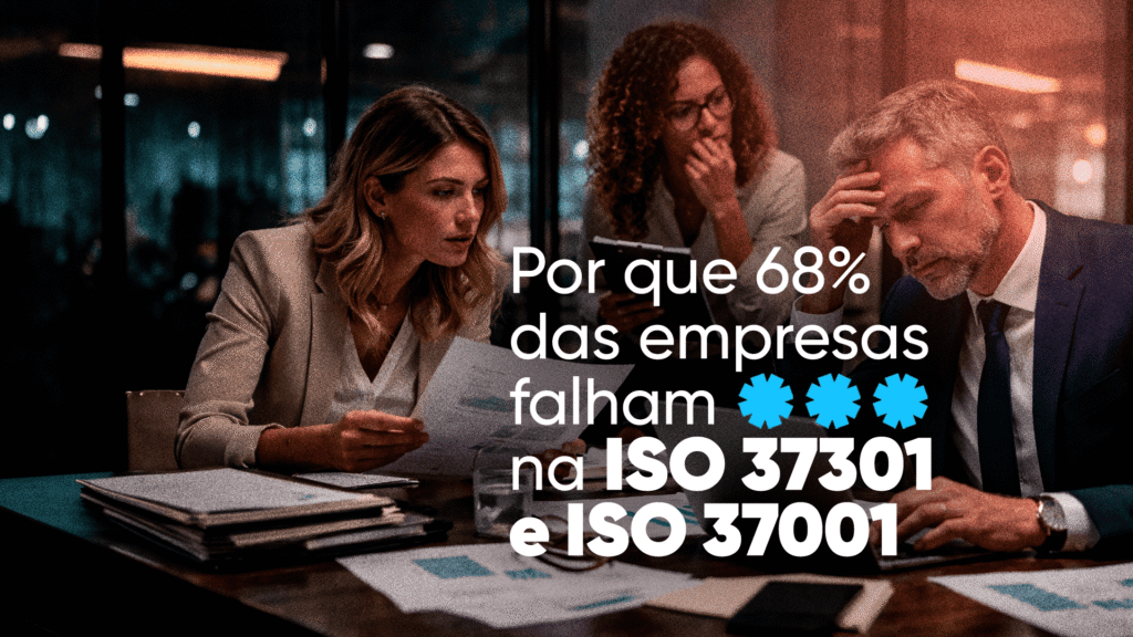 Por que 68% das empresas falham na ISO 37301 e ISO 37001 